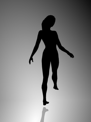 Ilusión óptica bailarina, ¿Hacia qué lado gira?