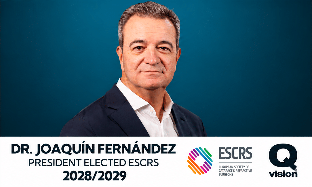 El Dr. Joaquín Fernández, Director Médico de Qvision, elegido President-Elected de la Sociedad Europea de Cirujanos de Catarata, Presbicia y Refractiva (ESCRS)